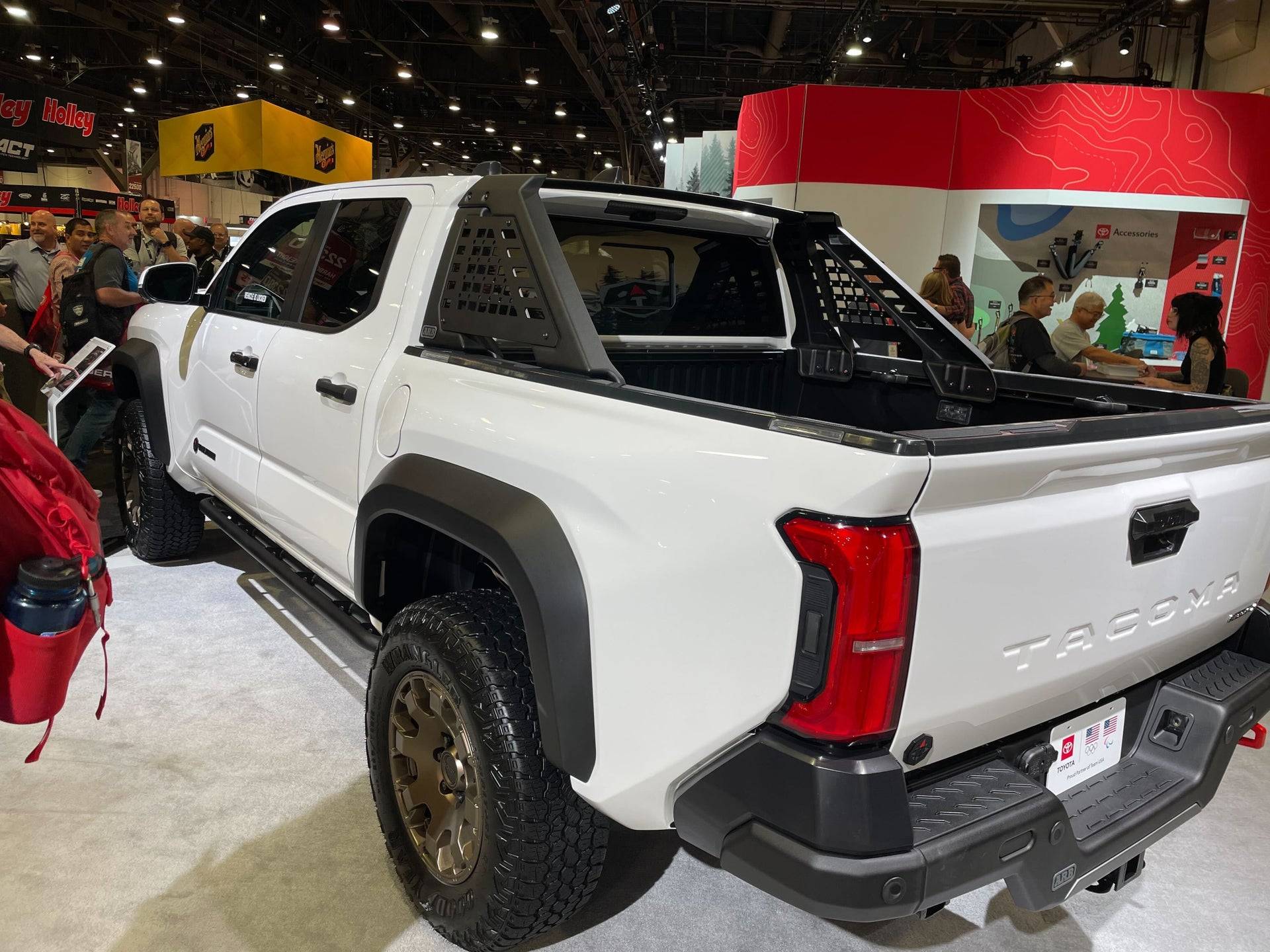 2024 Tacoma 2024 Tacoma Trailhunter Overlanding Build + White Trailhunter at SEMA 2023 IMG_6114
