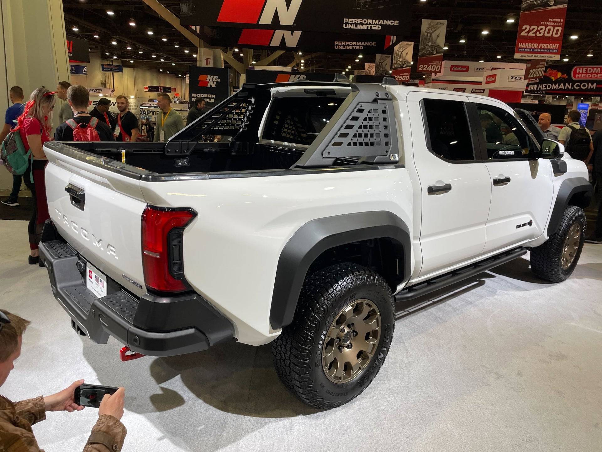 2024 Tacoma 2024 Tacoma Trailhunter Overlanding Build + White Trailhunter at SEMA 2023 IMG_6115