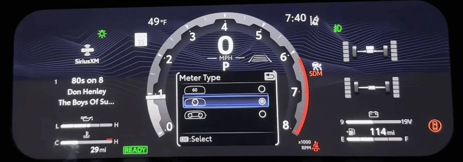 2024 Tacoma Nighttime exterior and interior lighting & displays video of 2024 Tacoma TRD Off-Road Screenshot 2023-11-02 at 5.02.38 PM