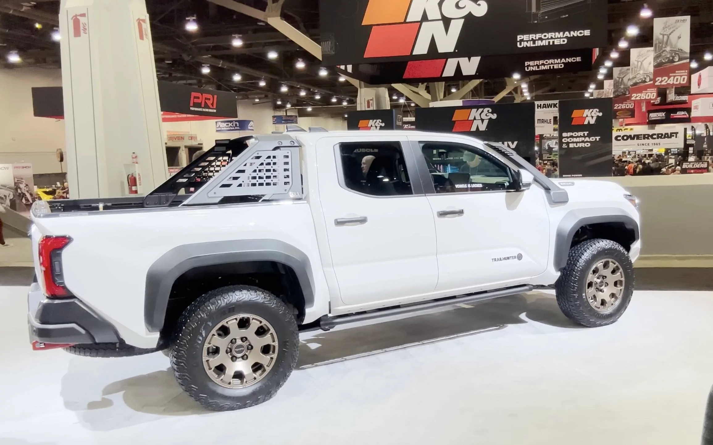 2024 Tacoma Trailhunter Tacoma in Ice Cap White Ice White Cap 2024 Tacoma Trailhunter 2