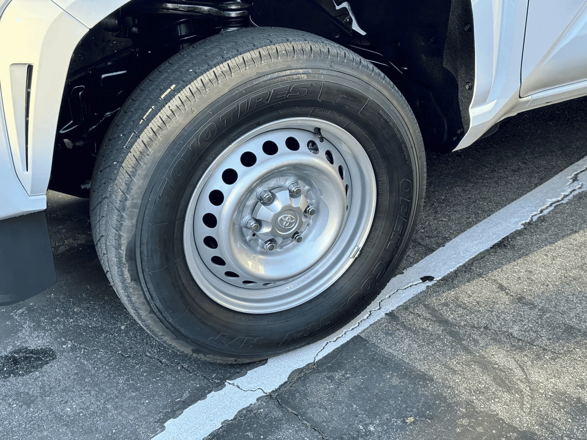 2024 Tacoma All 2024 Tacoma trims (SR, SR5, Limited, PreRunner, Limited, Trailhunter, TRD Sport/Offroad/Pro) in many colors @ media drive 2024 Tacoma SR Work Truck Spec 6ft bed steel wheels wheelies steelies 2