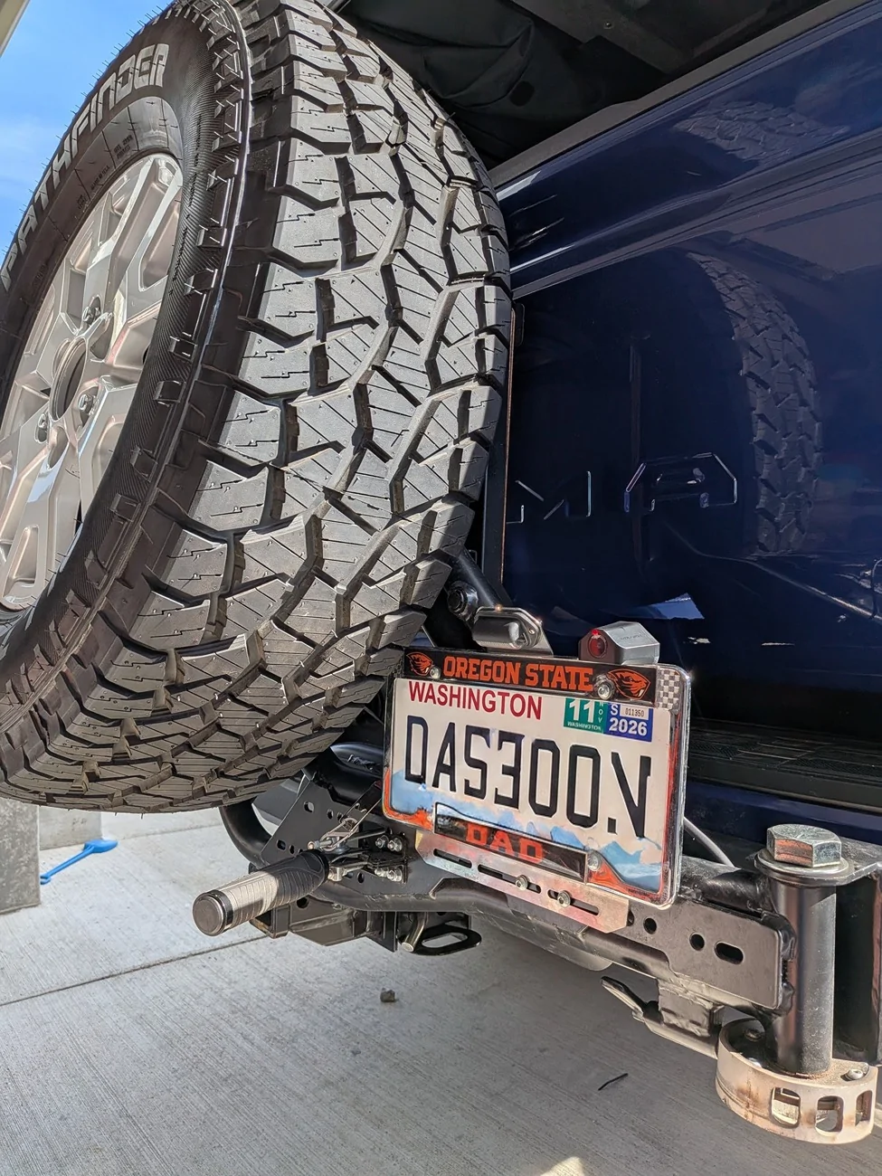 2024 Tacoma Wolfbox rearview mirror installed 5756