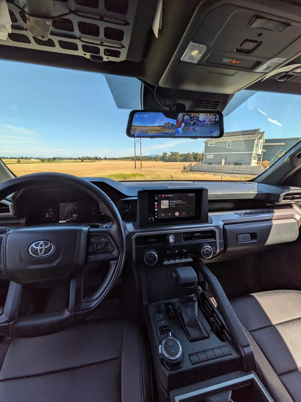 2024 Tacoma Wolfbox rearview mirror installed 5770