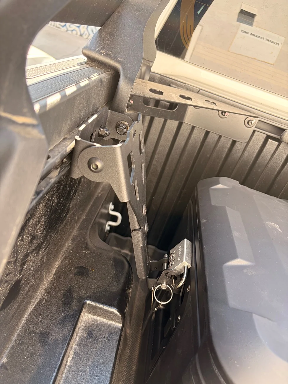 2024 Tacoma Trailhunter shortbed w/ ARB sports rack + Pelican BX135 cargo case + XBED mounts IMG_4077