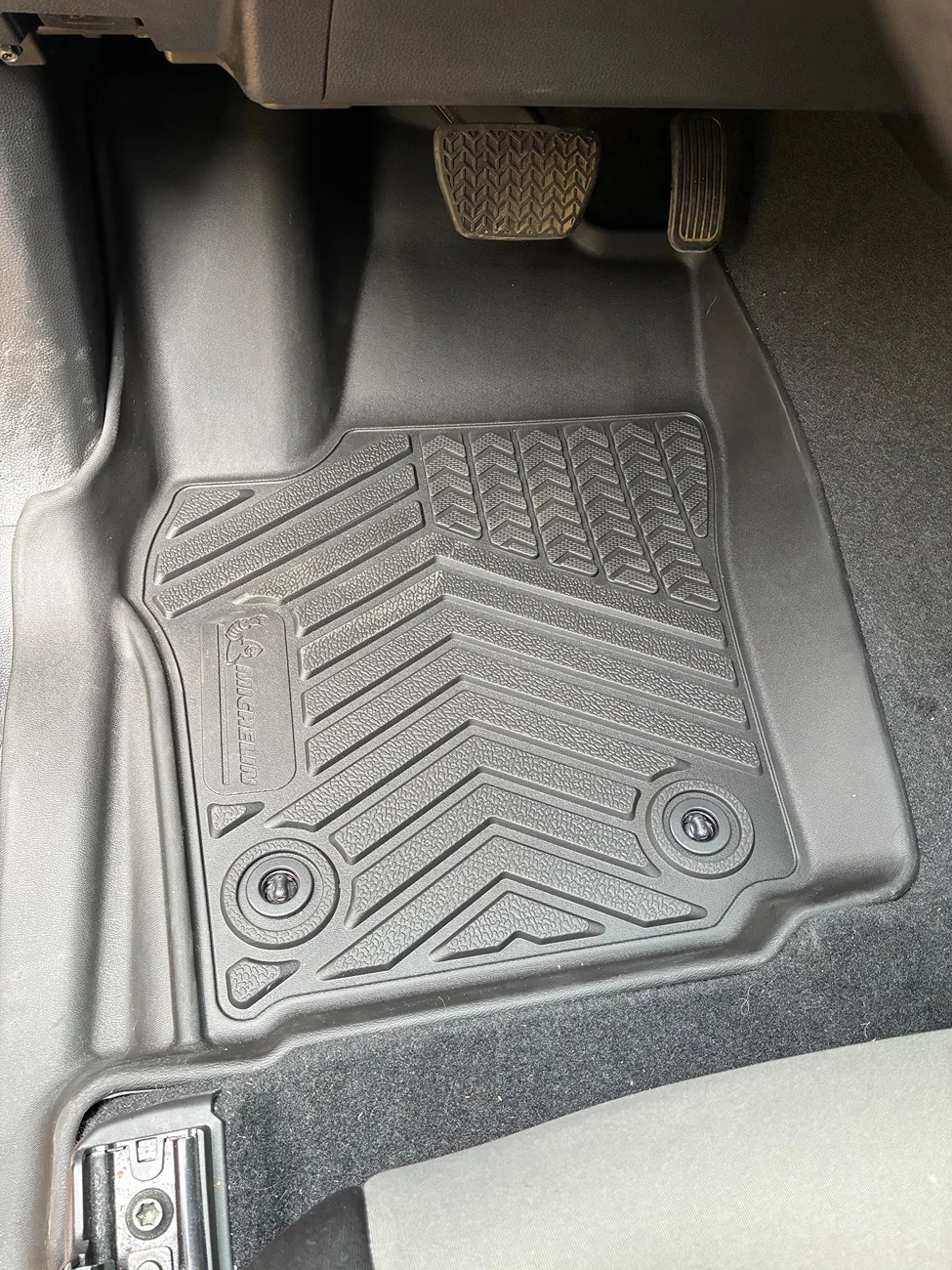 2024 Tacoma Michelin floor Mat impressions IMG_3233