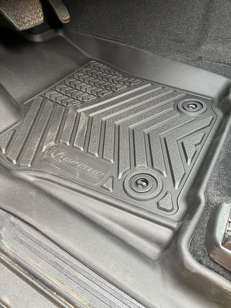 2024 Tacoma Michelin floor Mat impressions IMG_3234