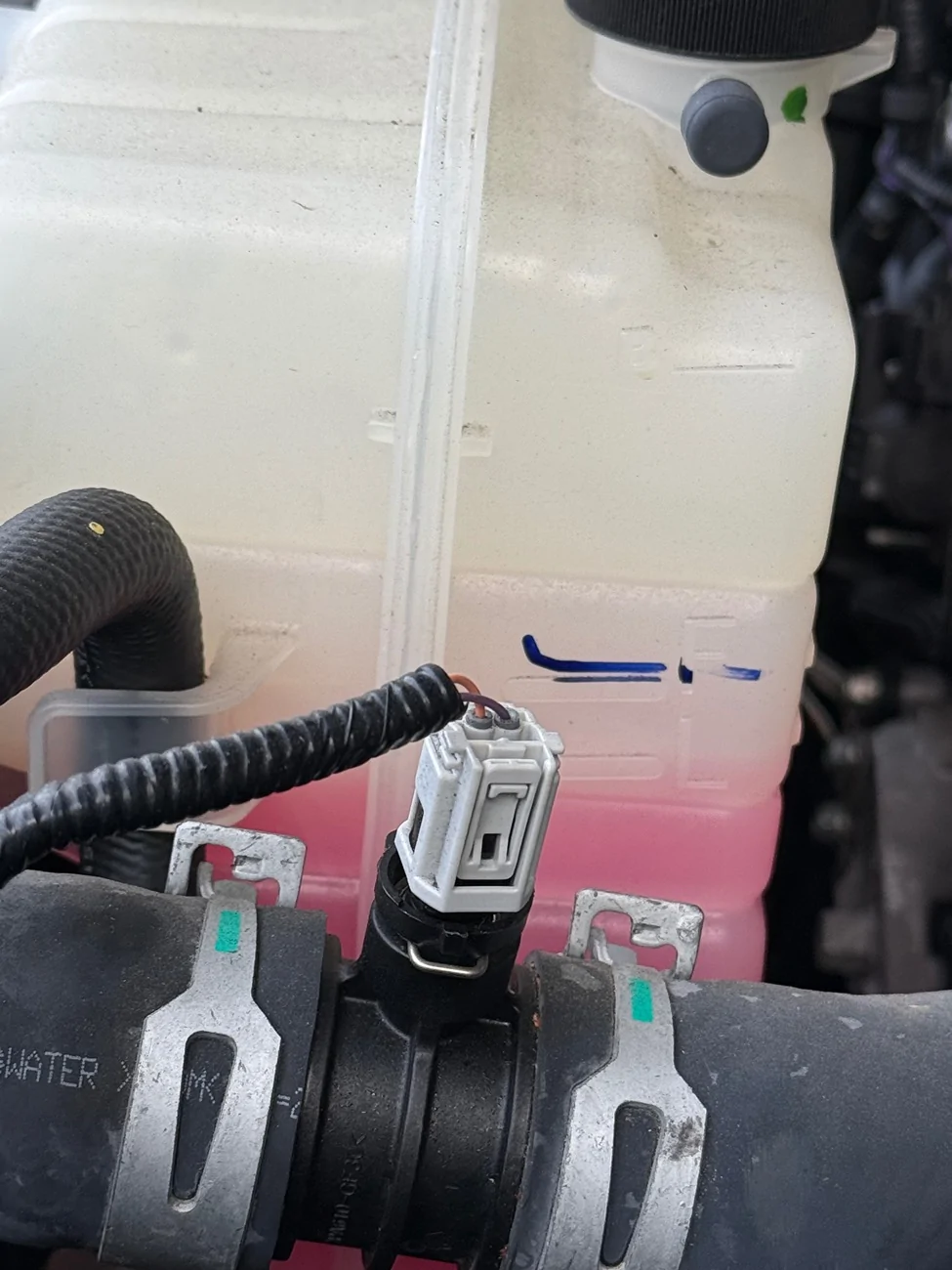 2024 Tacoma Coolant level after dealer visit IMG_3709
