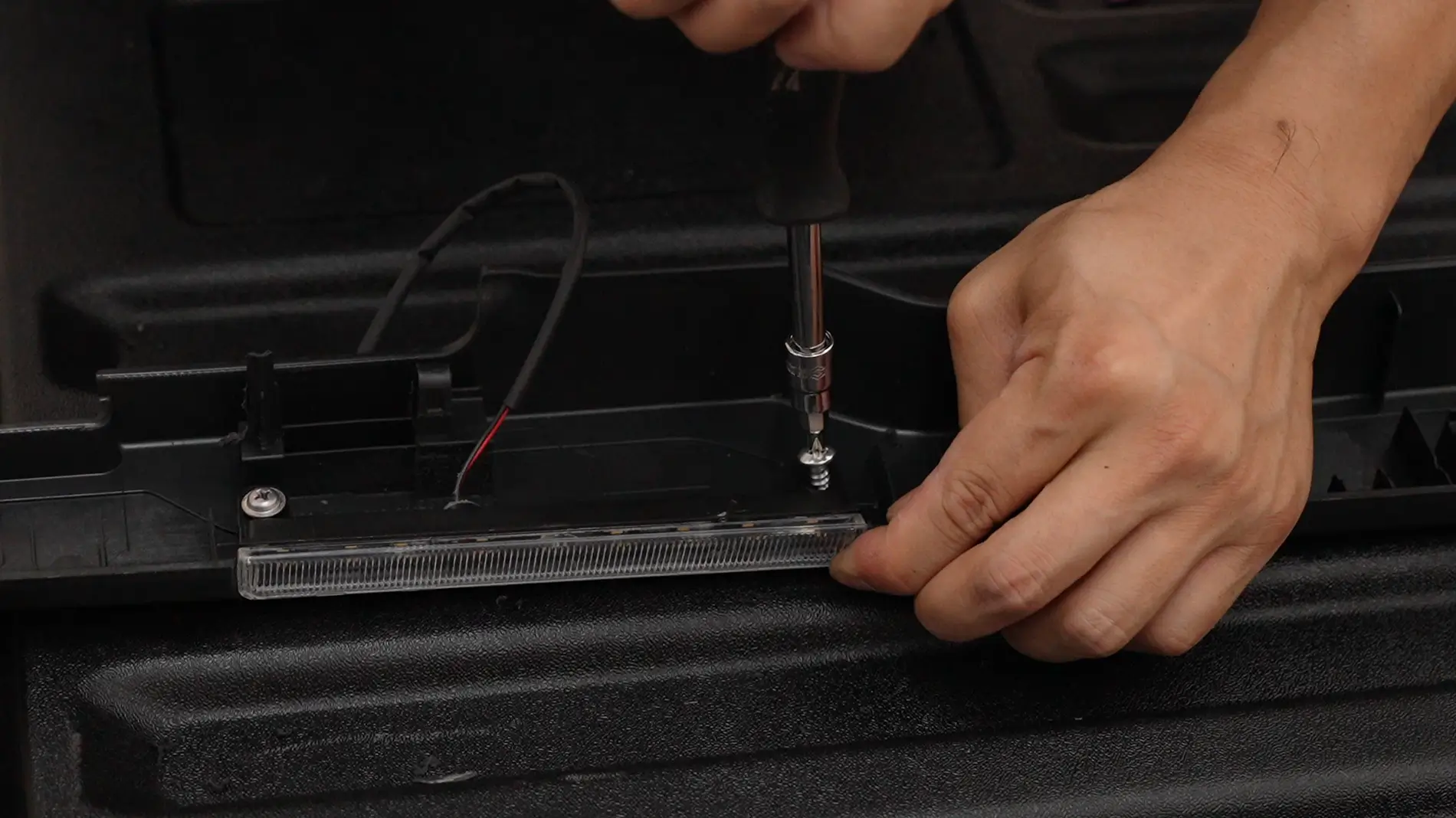 2024 Tacoma How to Add Bed Scene Lights to a Base-Model Tacoma SR5 installation