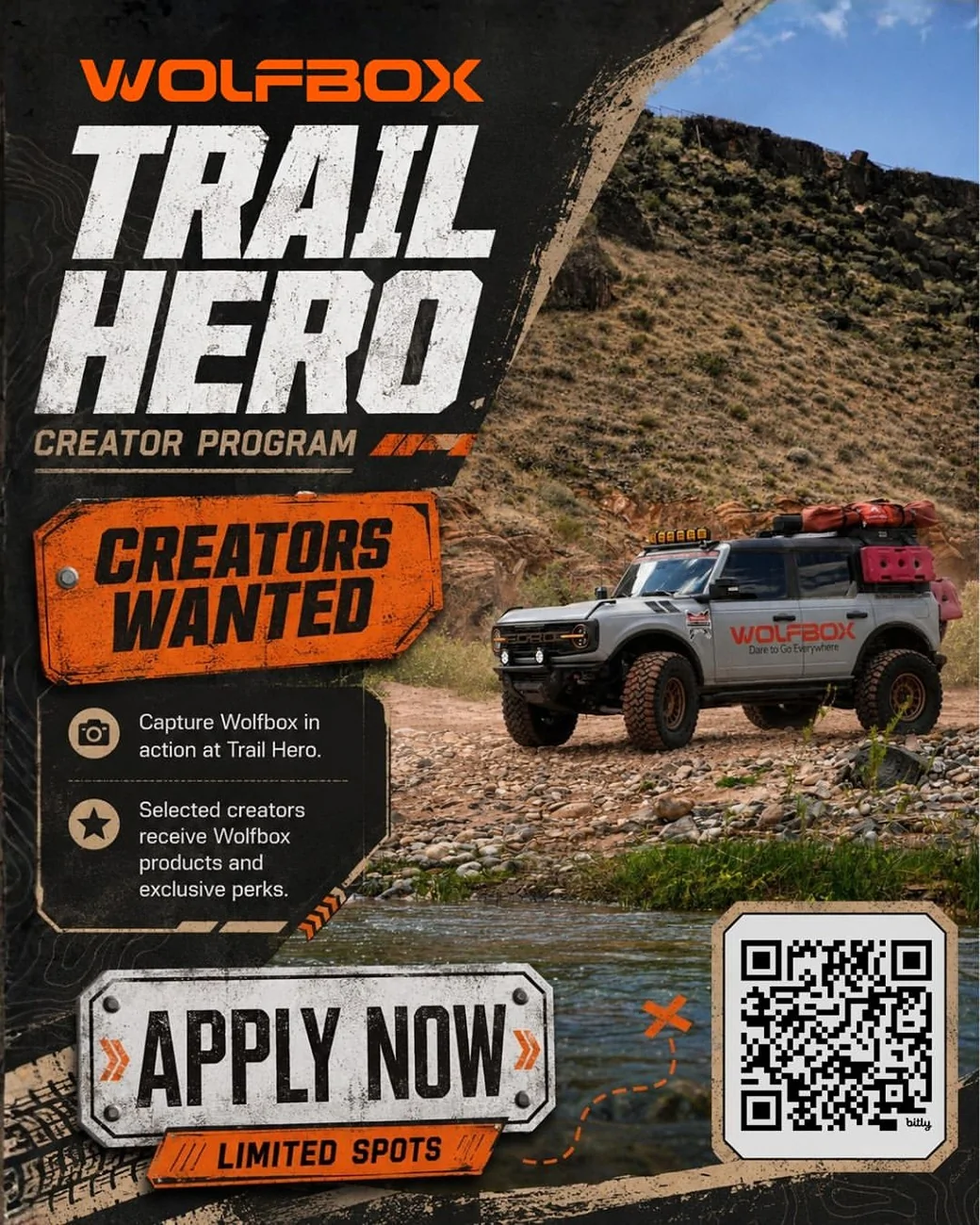 Join the WOLFBOX Trail Hero Creator Program at Trail Hero 2026, September 28–October 3 in Hur...webp