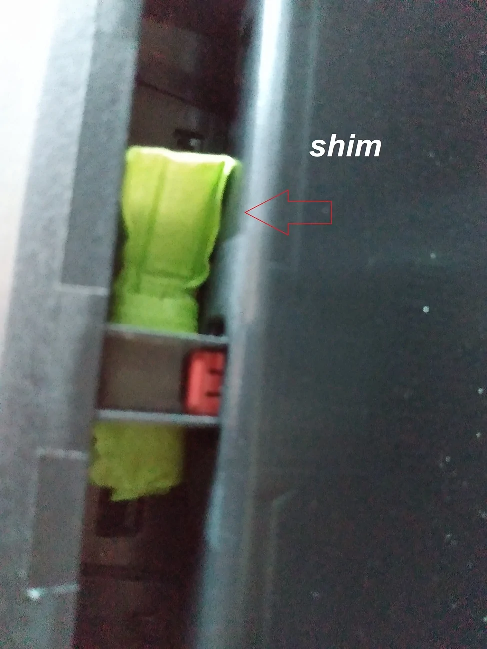 2024 Tacoma American ingenuity: I leveled my climate control panel using homemade shims. a_c panel assembly shim work (2)