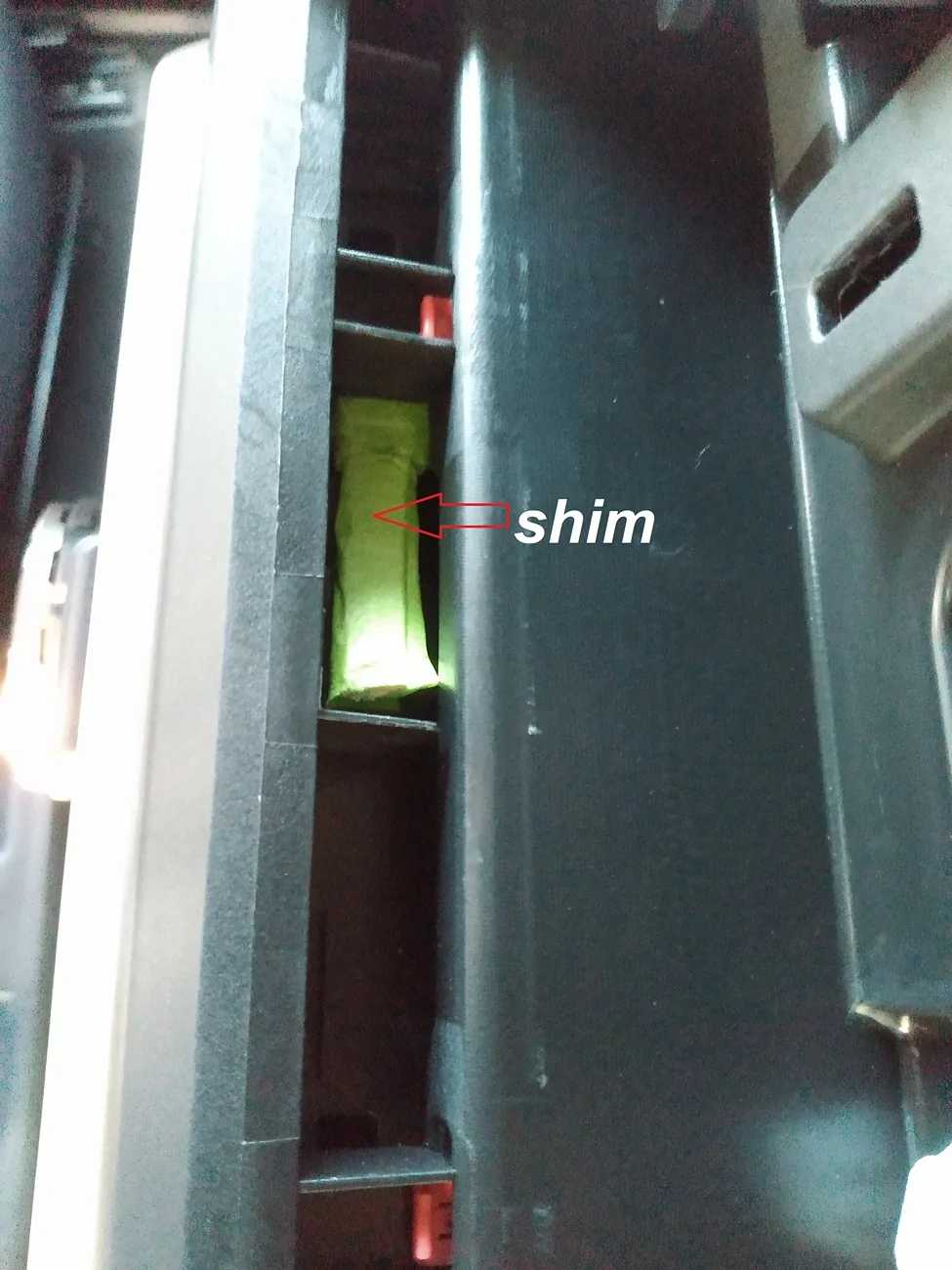 2024 Tacoma American ingenuity: I leveled my climate control panel using homemade shims. other shim