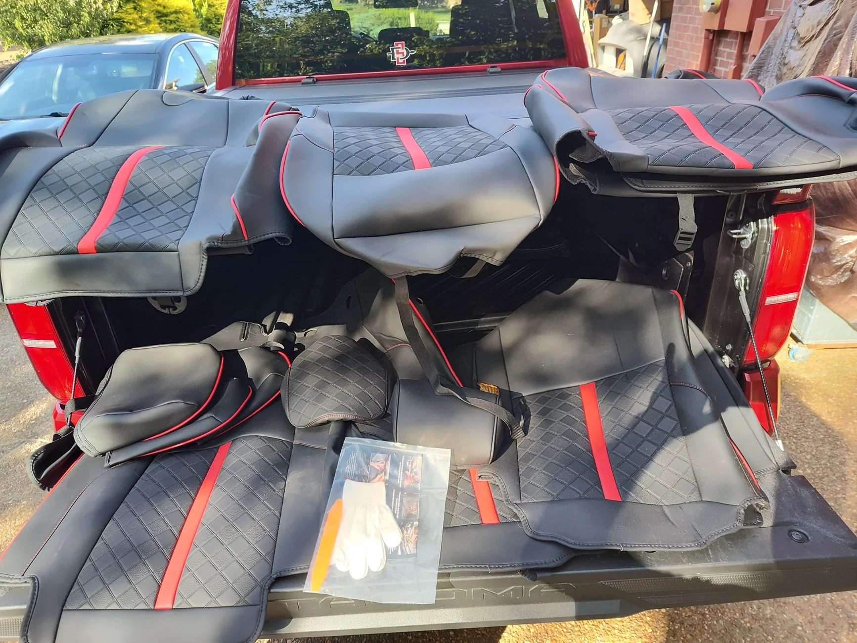 2024 Tacoma Carlimeki Seat Cover set IMG_20260821_165032973_HDR