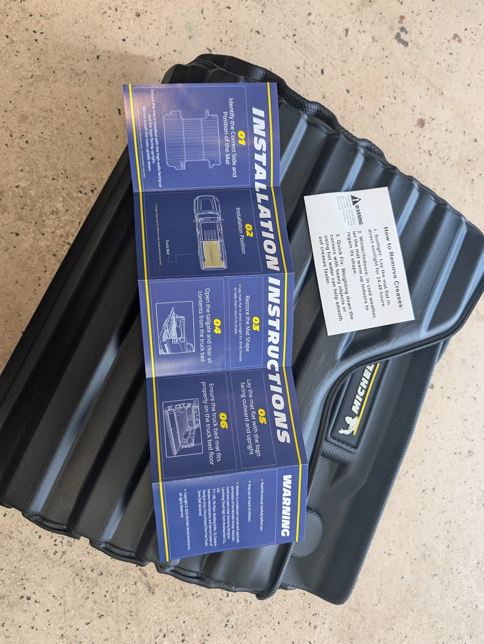 2024 Tacoma Michelin Bed Mat First Impressions PXL_20260820_181827964