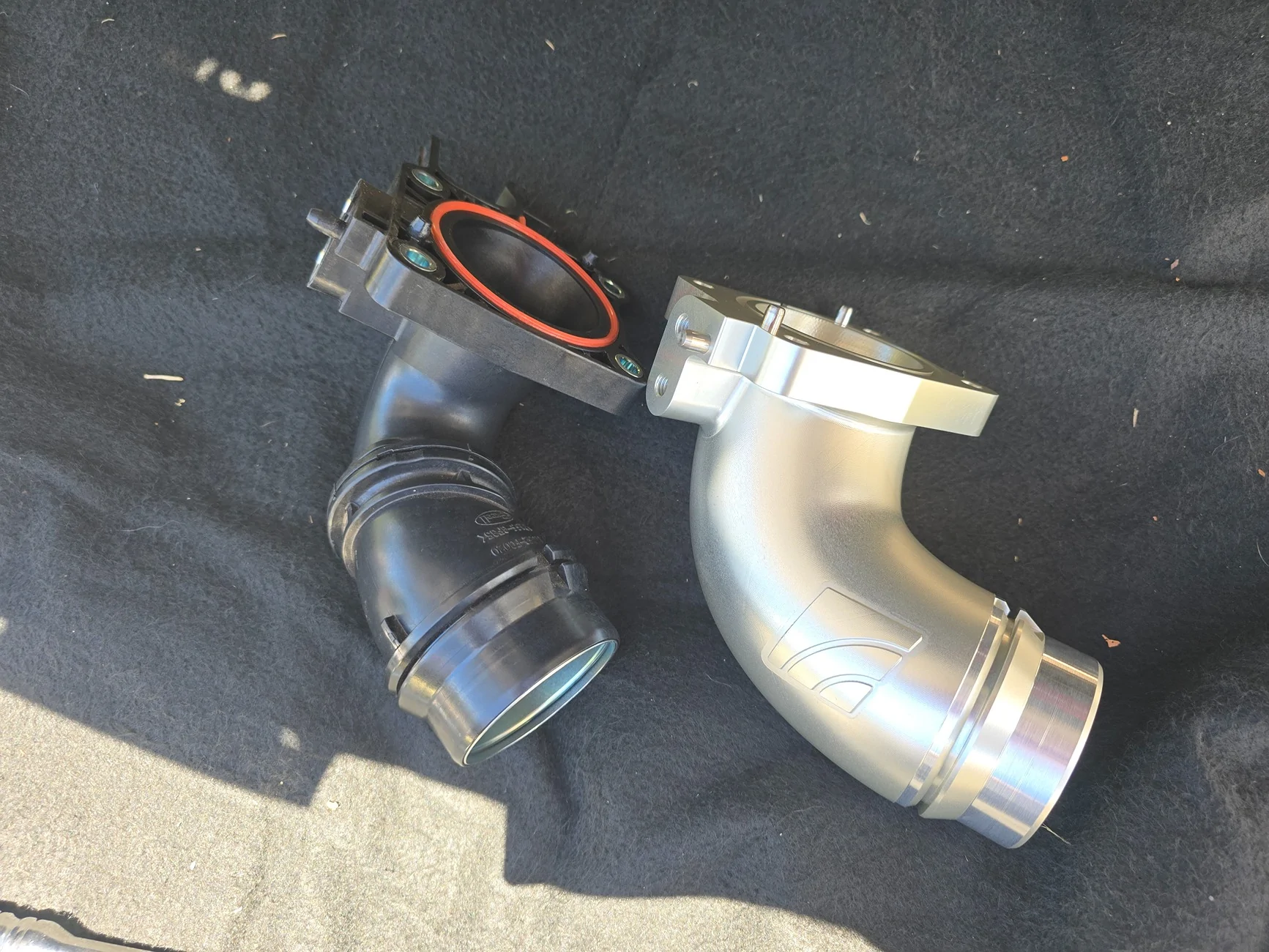 2024 Tacoma AMS Performance T24A Throttle Body Inlet Elbow Installation 20260823_121520