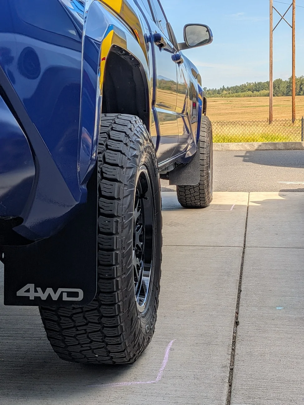 2024 Tacoma What to do about these mudflaps 7053