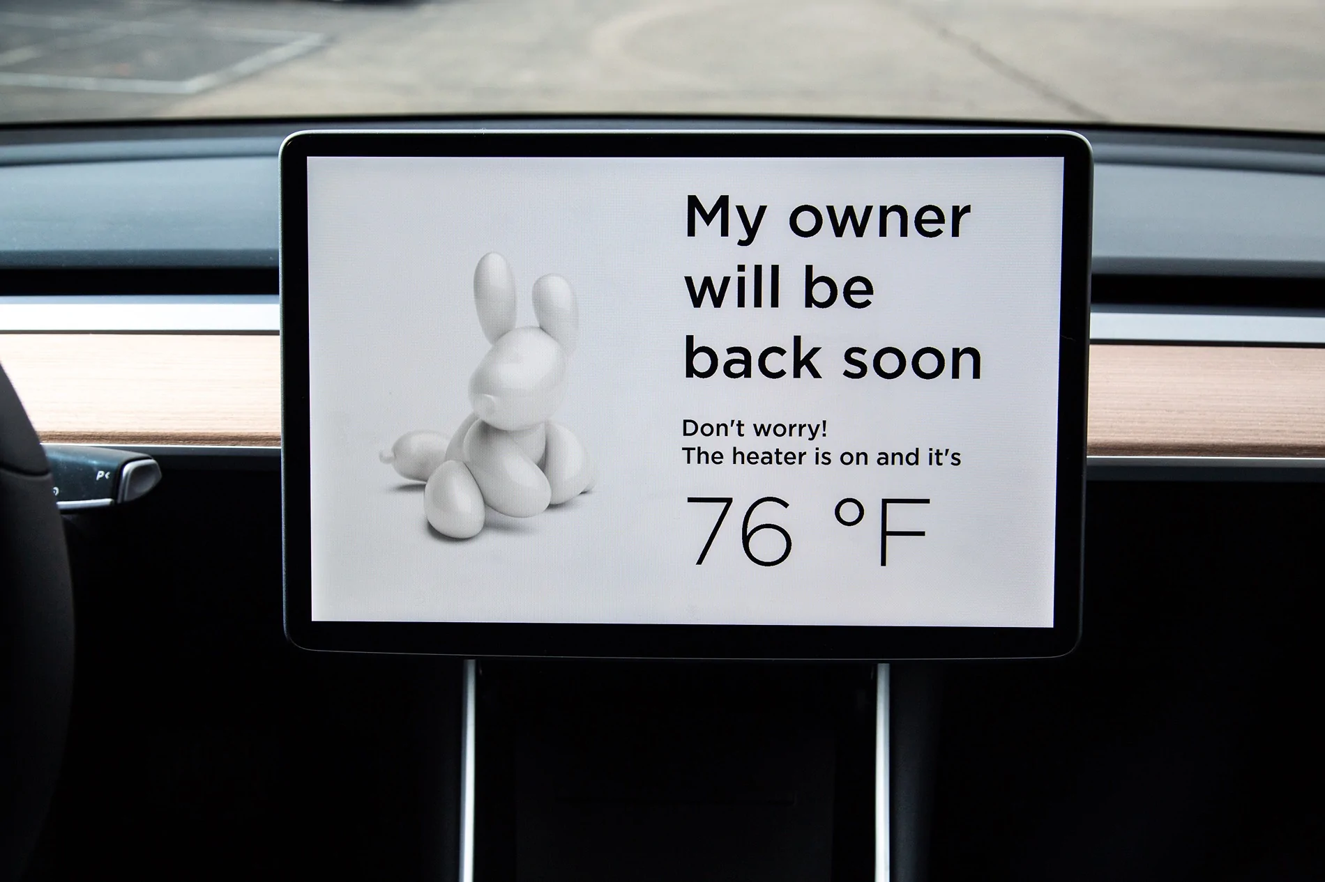 2024 Tacoma How to safely lock pet in running Tacoma? model3-dogmode-101-1572033844