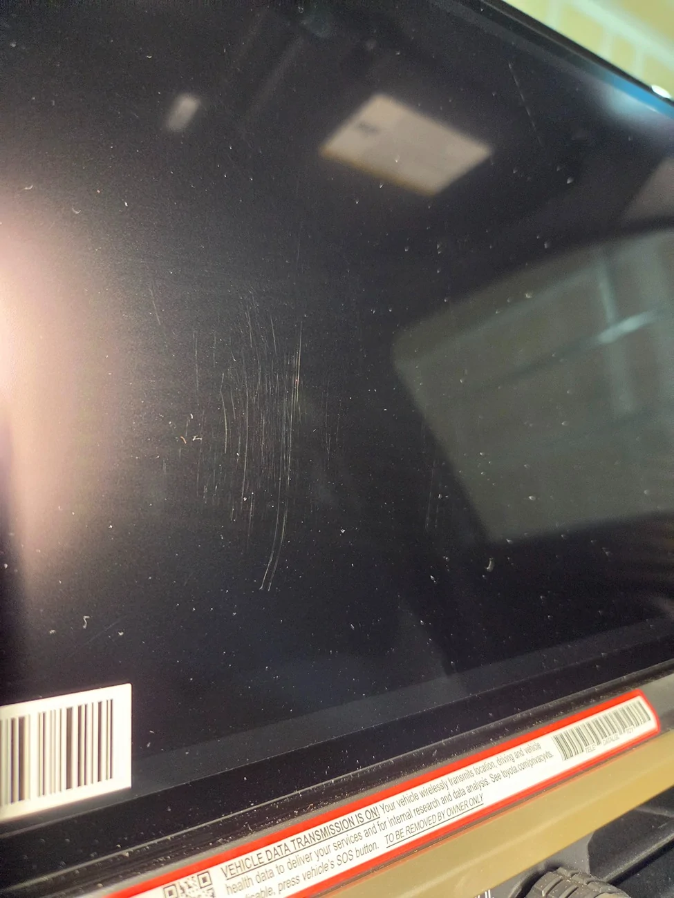 2024 Tacoma Screen protector for 14inch multi-media display...recommendations? 20260829_131129