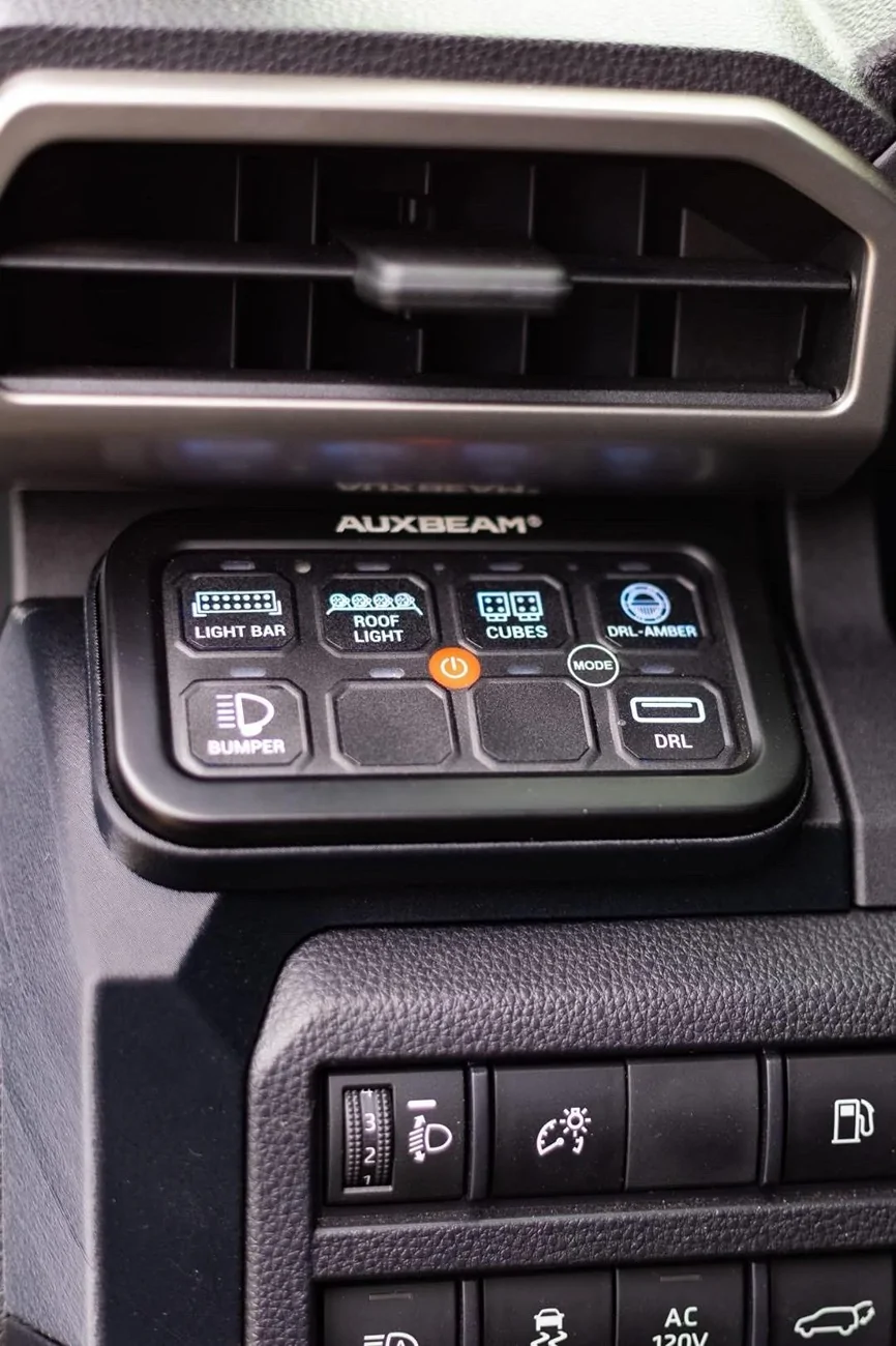 2024 Tacoma Baja 686 Dash Mount for Diode D Switch bajaauxbeam