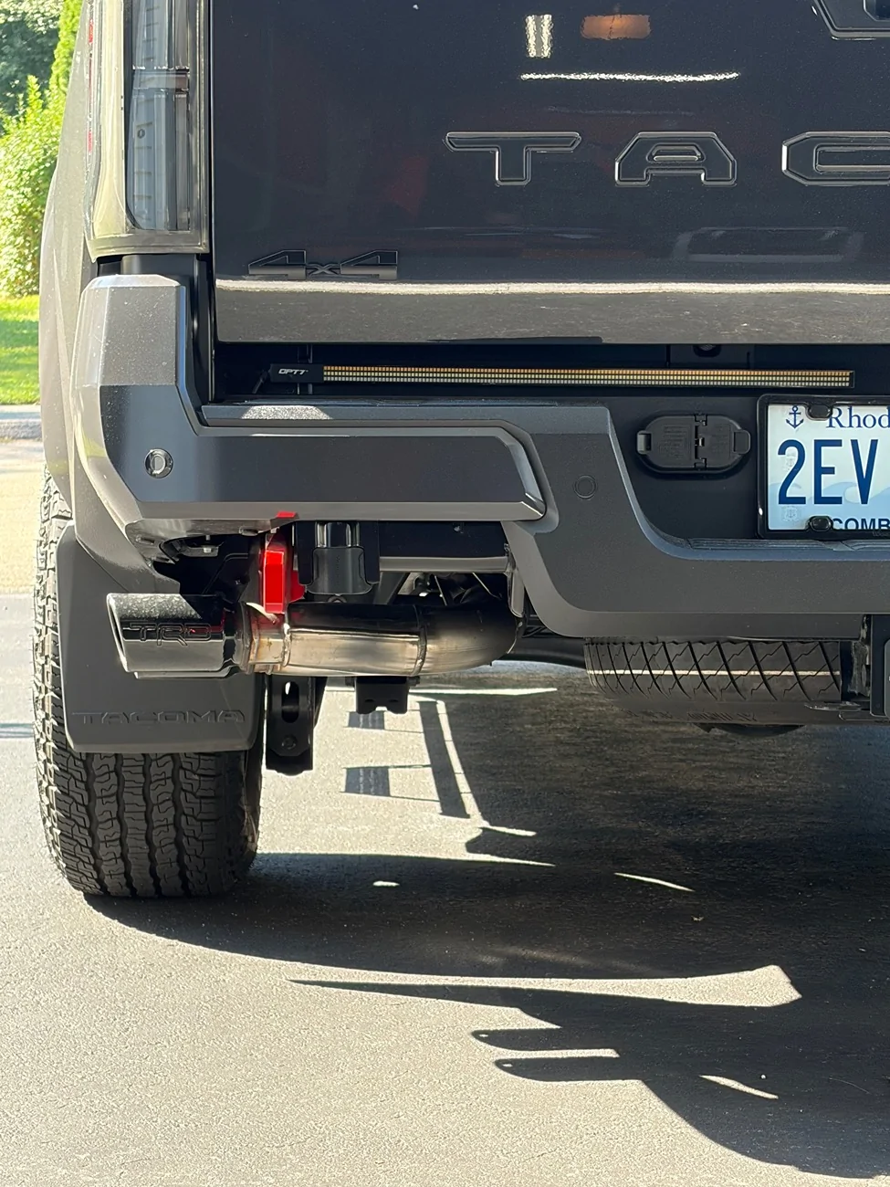 2024 Tacoma TRD Exhaust- can you spare the paint Toyota IMG_8038