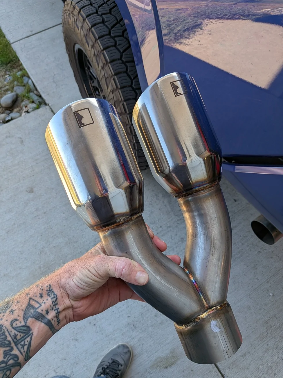 2024 Tacoma TRD Exhaust- can you spare the paint Toyota 7230