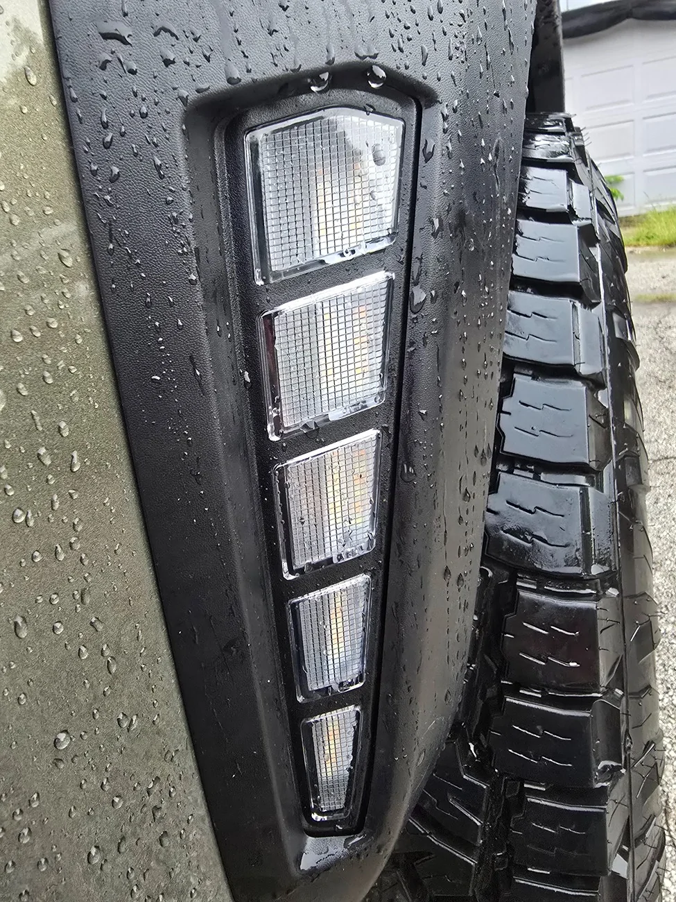 2024 Tacoma Mabett Fender Flare Light Inserts installed 1000003547