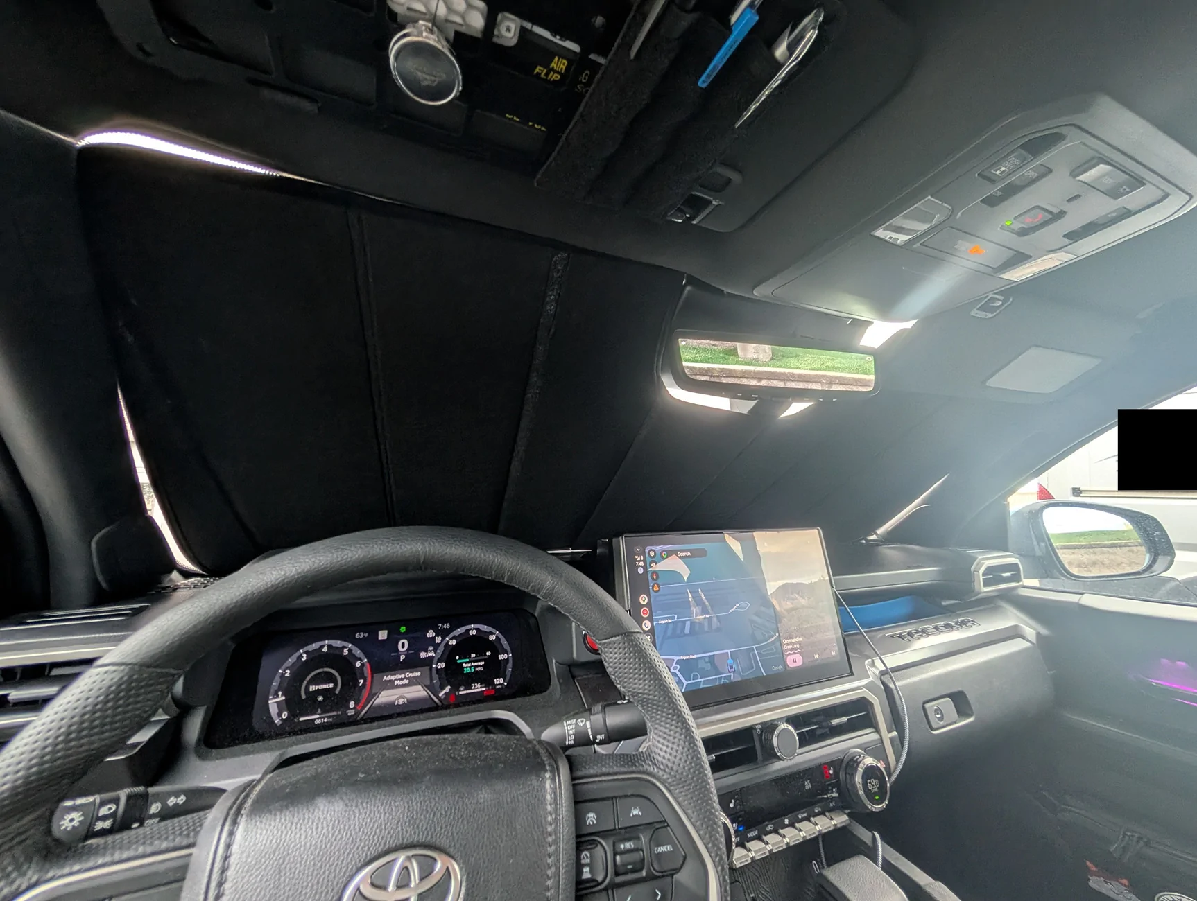 2024 Tacoma Mabett windshield sunshade review PXL_20260911_134822217