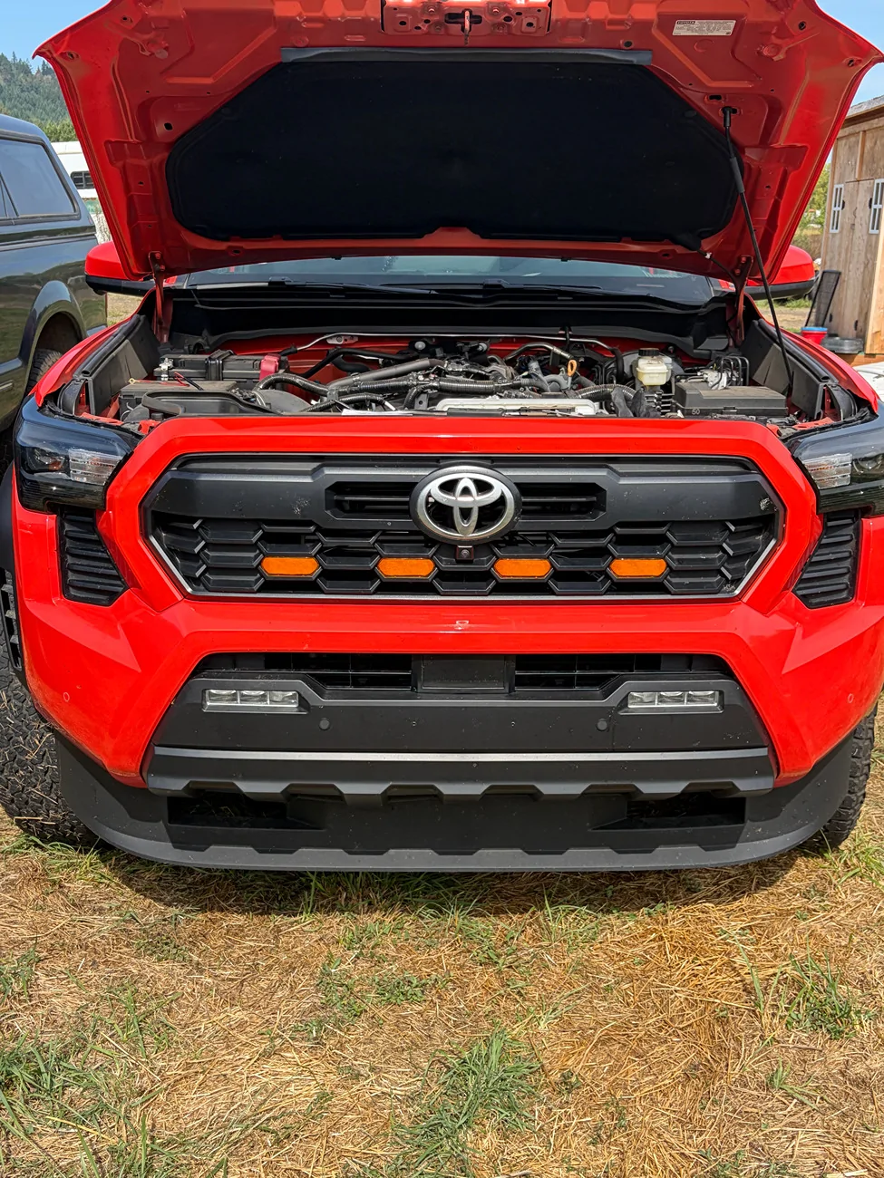 2024 Tacoma Mabett Amber Grille Lights Install & Review IMG_7074