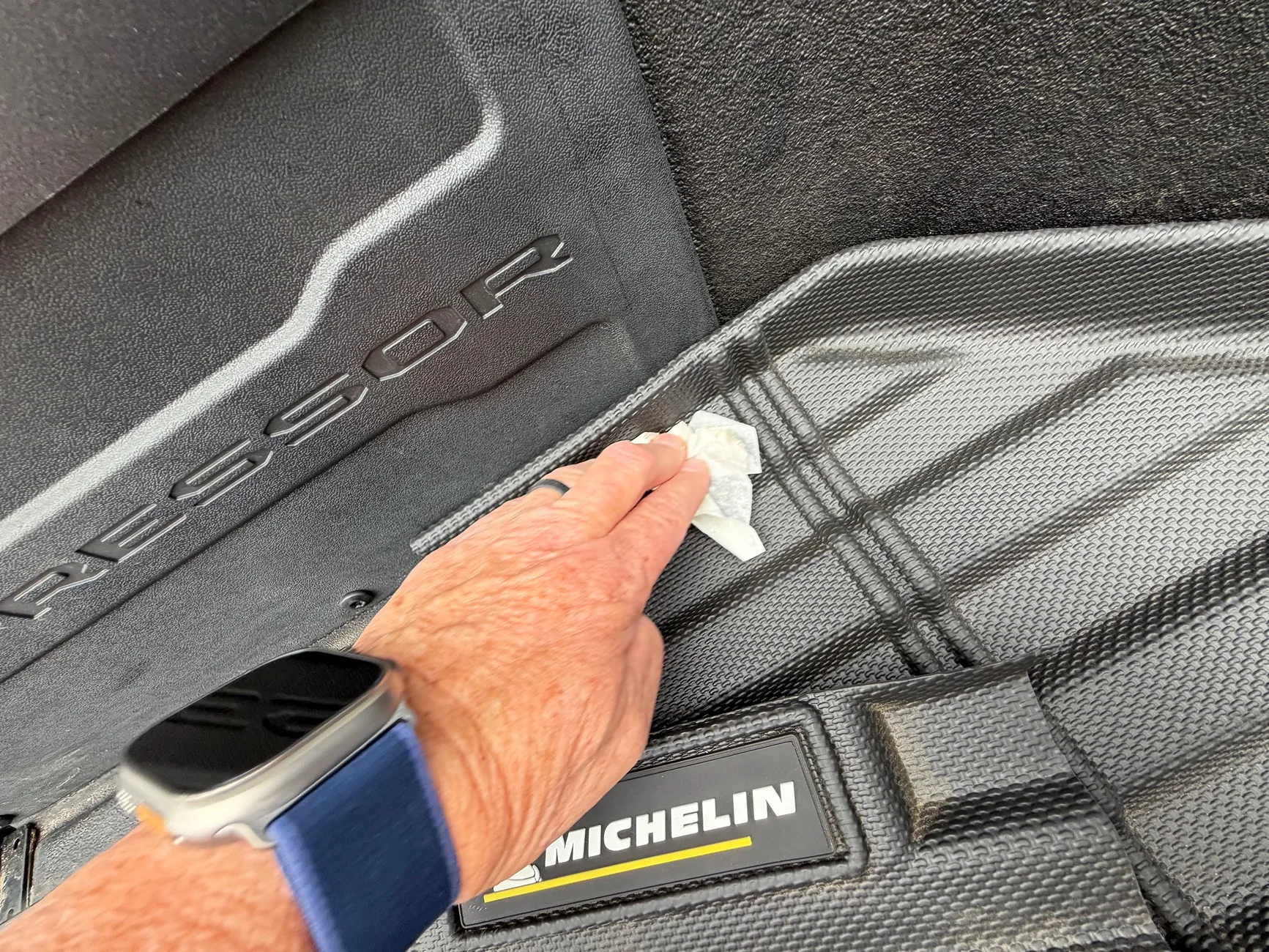 2024 Tacoma Michelin Bed Mat for Long Bed Tacoma - Plus VersaTrax Installation IMG_1928