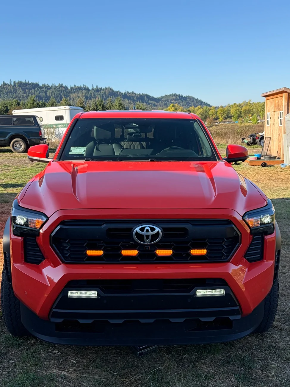 2024 Tacoma Mabett Amber Grille Lights Install & Review IMG_7131