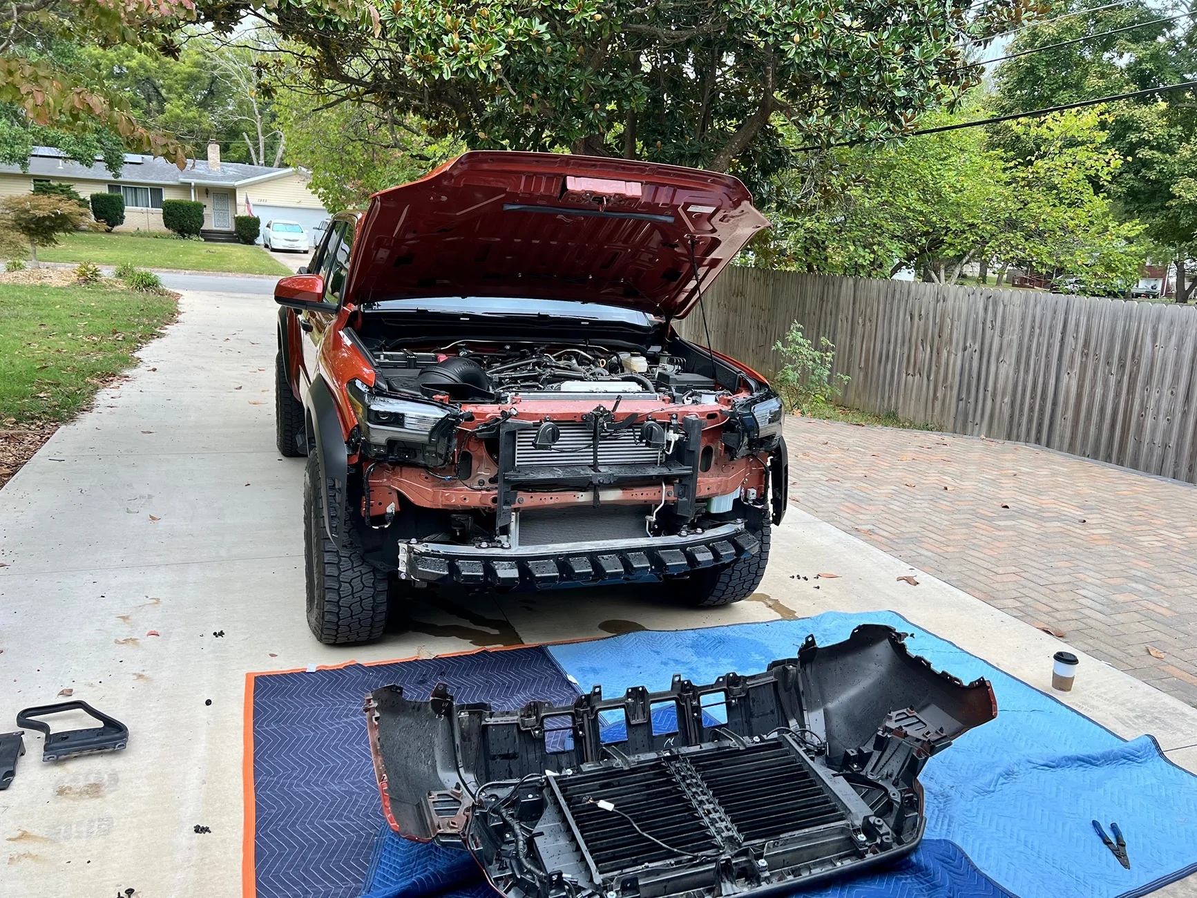 2024 Tacoma Yotatribe Apex Pro grill install IMG_7410