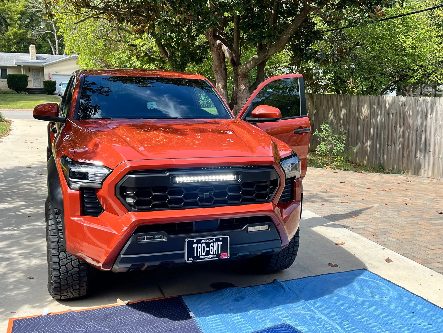 2024 Tacoma Yotatribe Apex Pro grill install IMG_7412