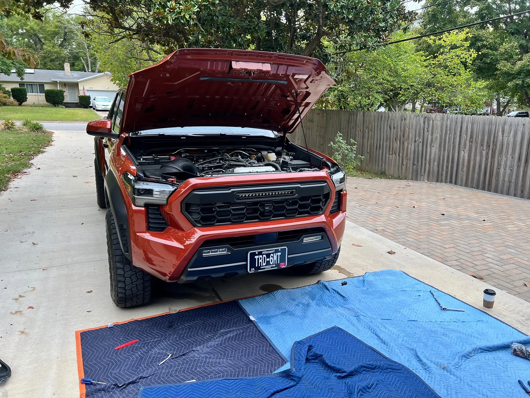 2024 Tacoma Yotatribe Apex Pro grill install IMG_7411