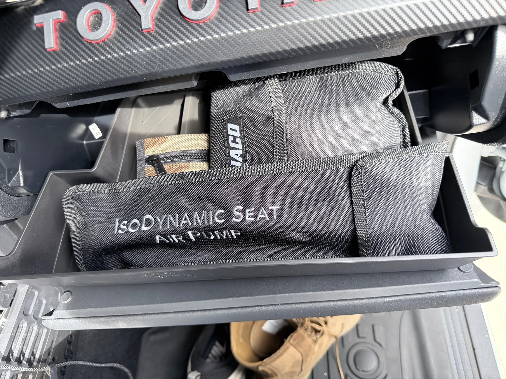2024 Tacoma Mabett Glove Box Organizer Review IMG_0498