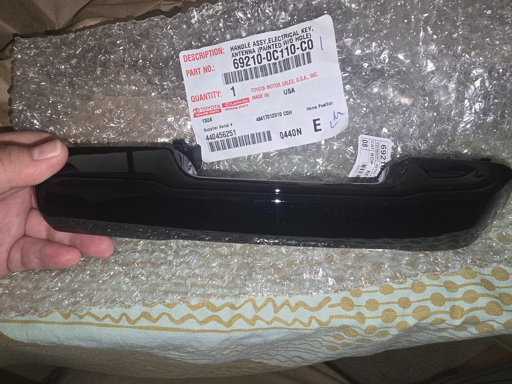2024 Tacoma Color matched exterior door handles - part numbers #? 20260928_162414