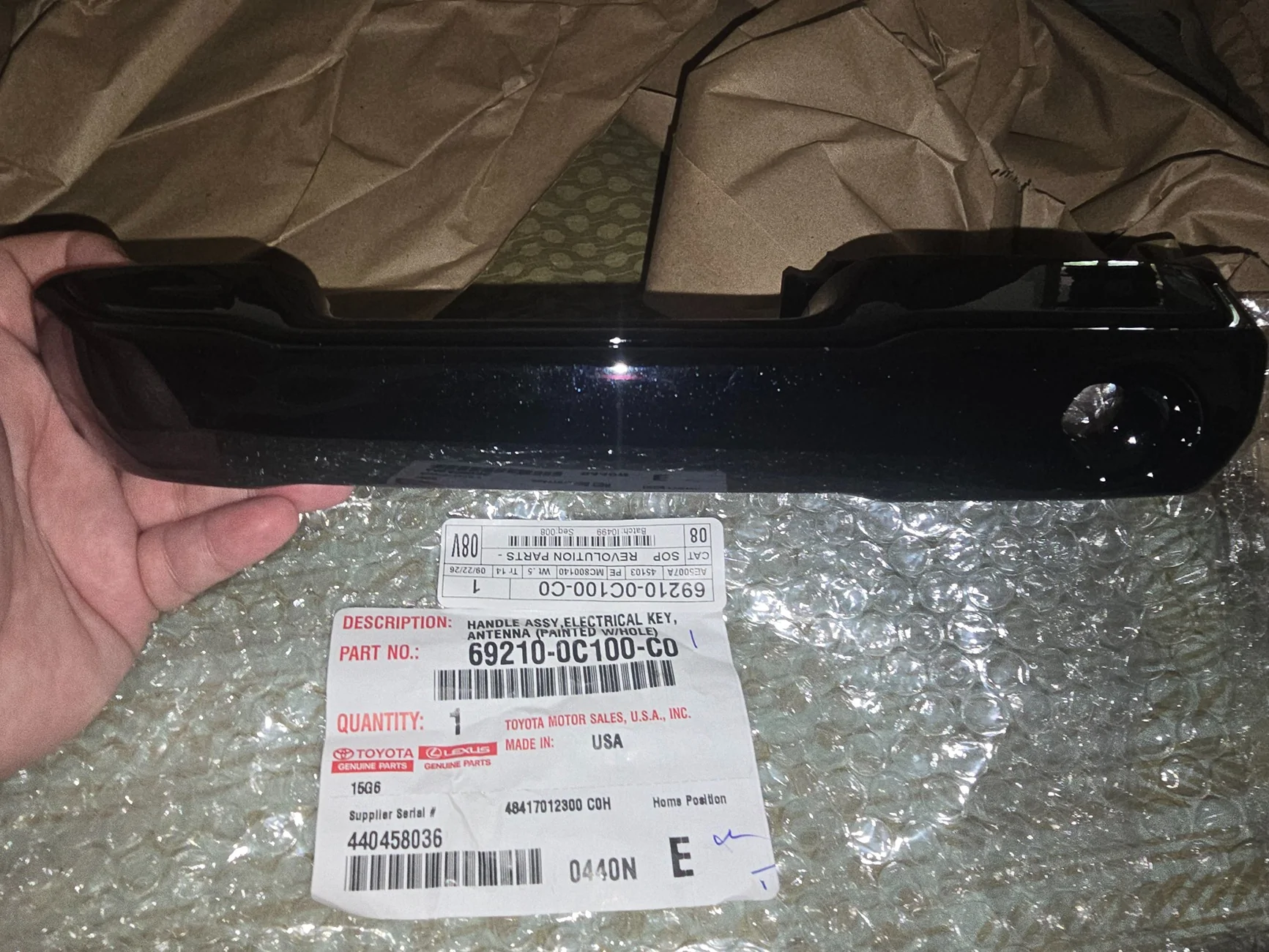 2024 Tacoma Color matched exterior door handles - part numbers #? 20260928_162522