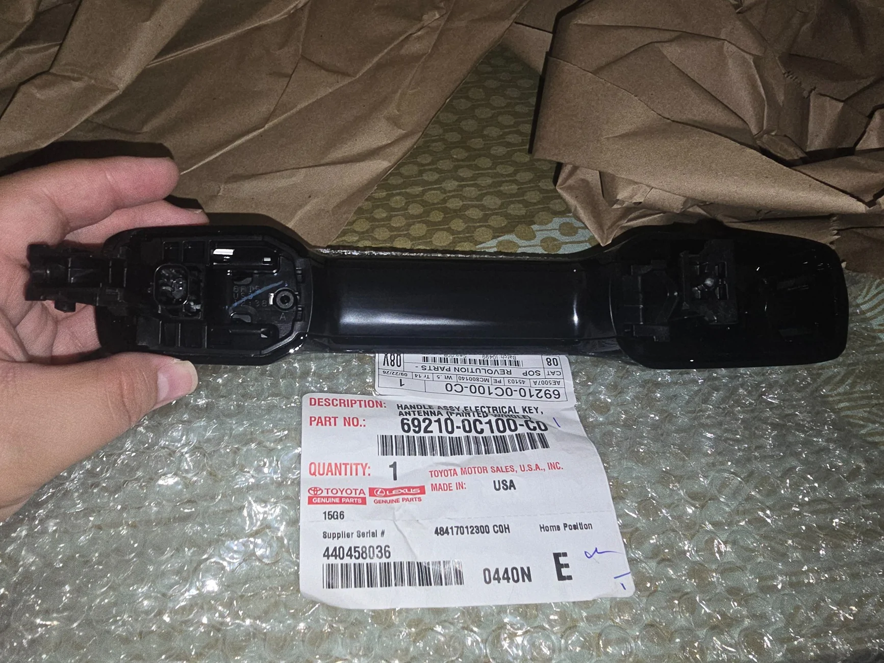 2024 Tacoma Color matched exterior door handles - part numbers #? 20260928_162531