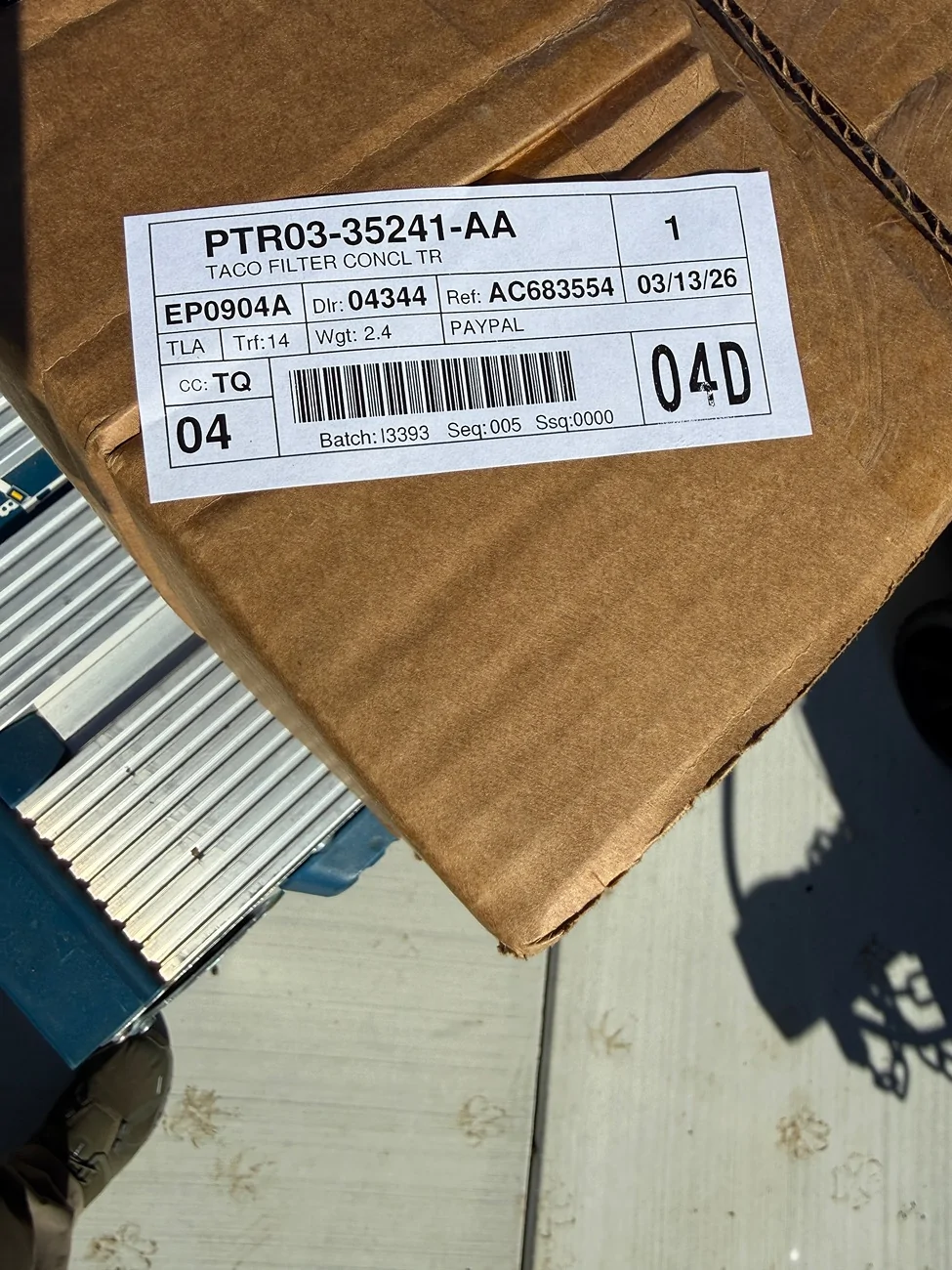 2024 Tacoma 2024 Trailhunter Engine Air Filter Cleanable Non-Oiled Replacement IMG_2474