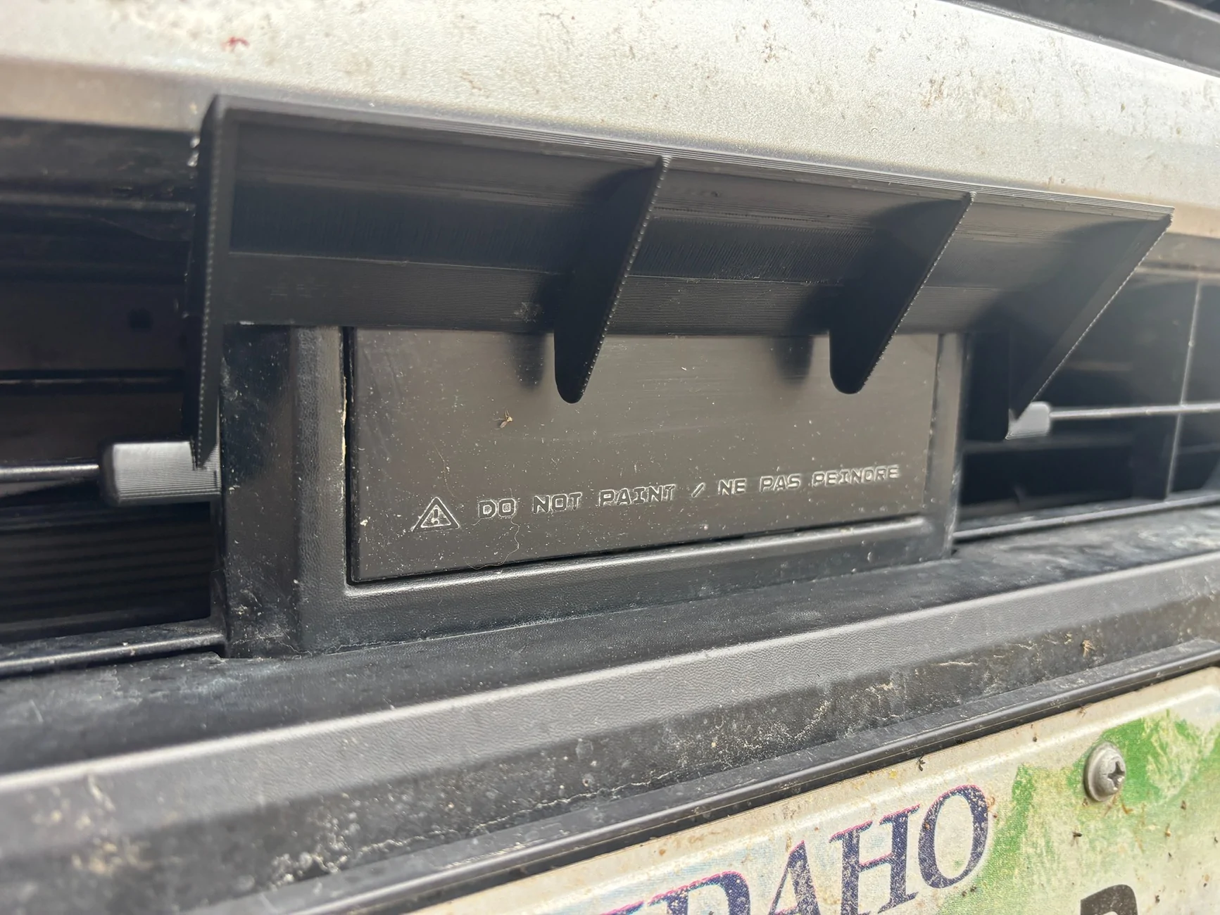 2024 Tacoma Radar Sensor Air Scoop–3D Printed IMG_0718