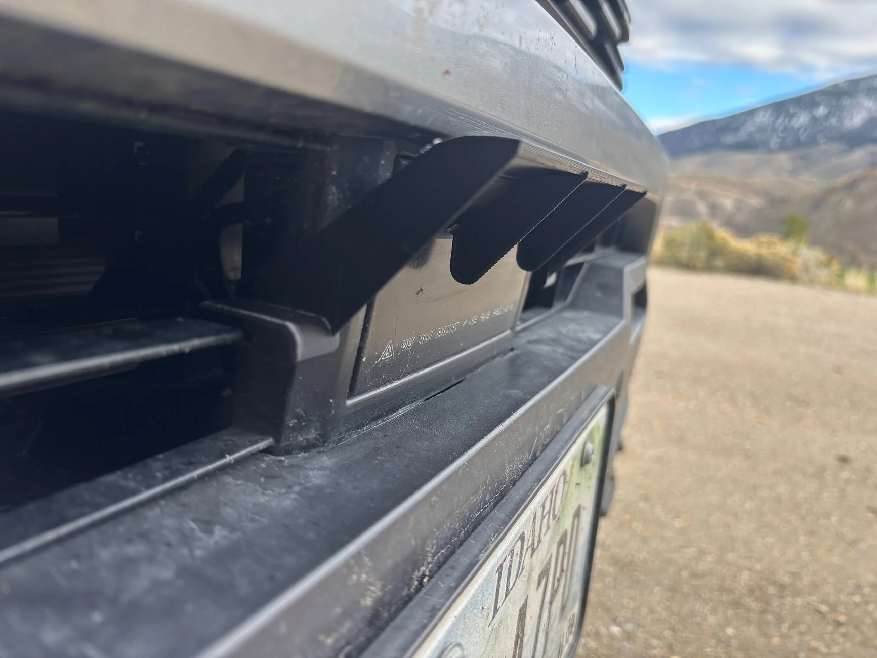 2024 Tacoma Radar Sensor Air Scoop–3D Printed IMG_0719