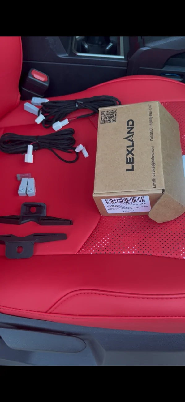 2024 Tacoma Interior Upgrades - Lasfit Liners and Footwell Lighting IMG_7963