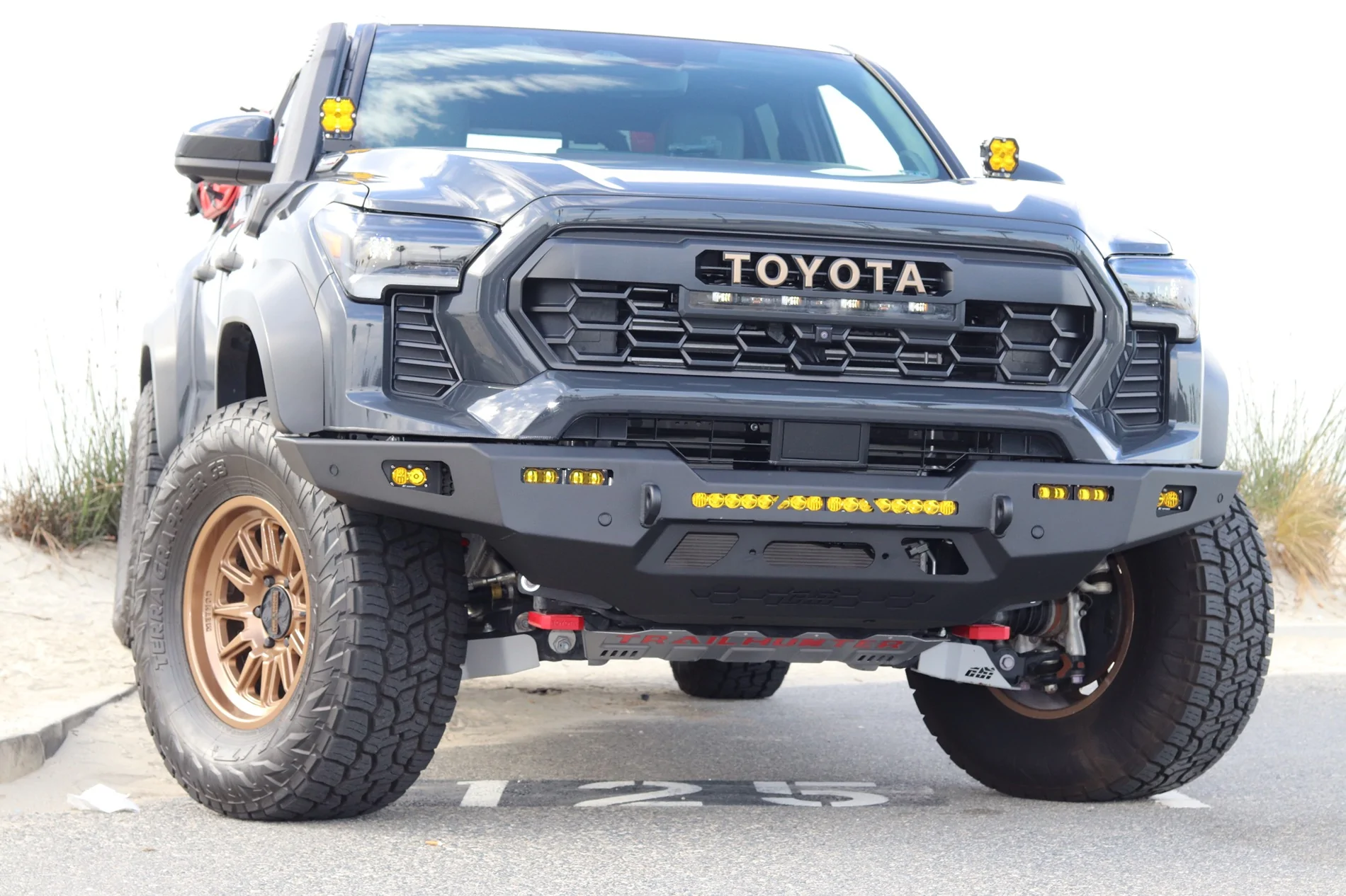 2024 Tacoma CBI Offroad classic front bumper installed IMG_2749