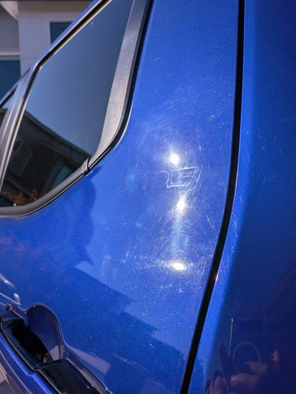 2024 Tacoma How to remove swirls after badge removal  / using compound ? PXL_20261020_184235567