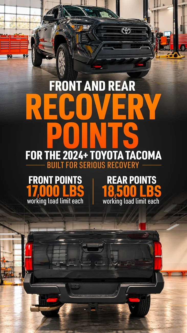 2024 Tacoma Mishimoto Front & Rear Recovery Points for the 2024+ Tacoma | Now Available MMTH-TAC-24-XX_Story