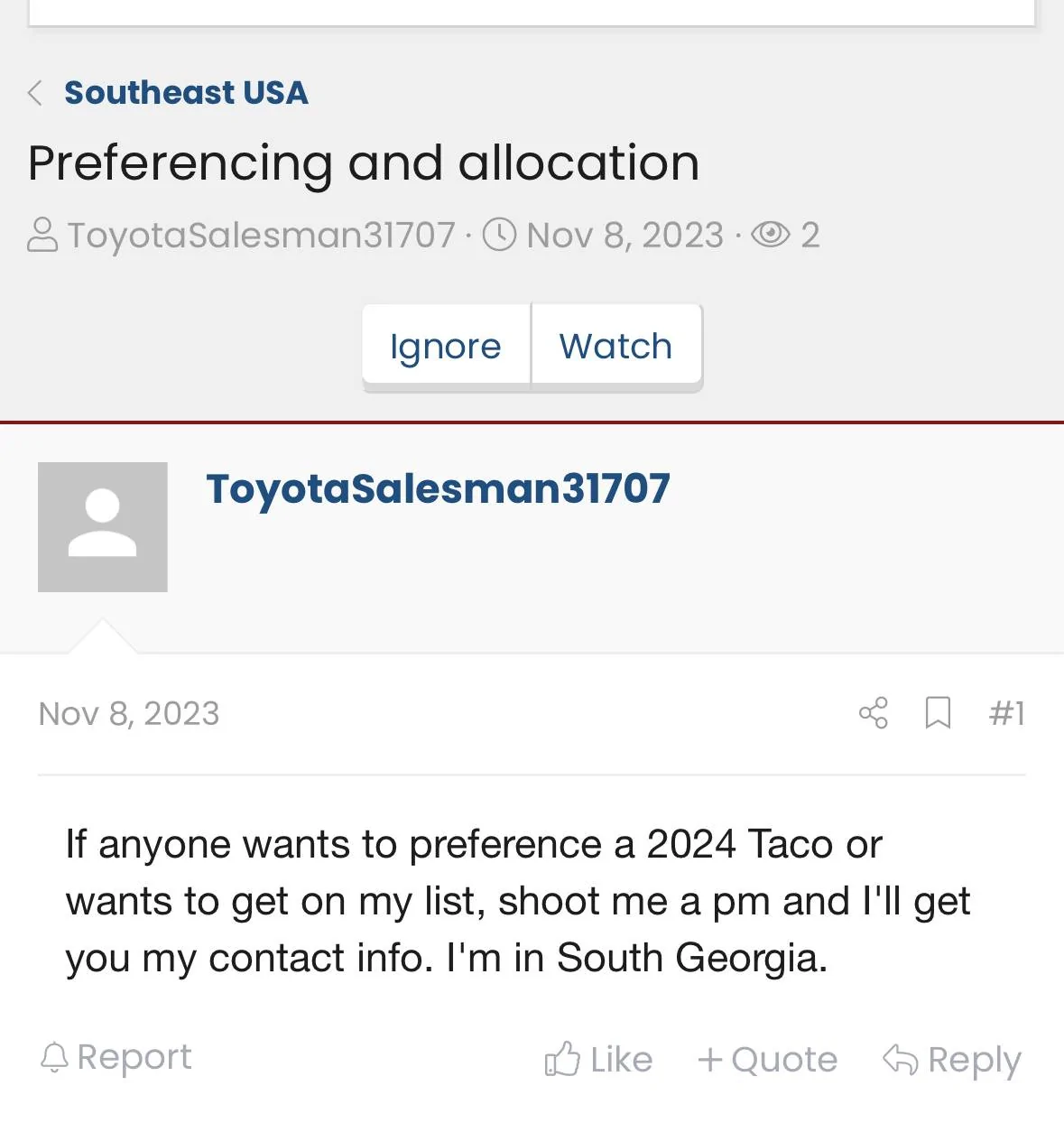 2024 Tacoma Seventeen (17) 2024 Tacomas in Dealer Allocations (according to source) IMG_2796
