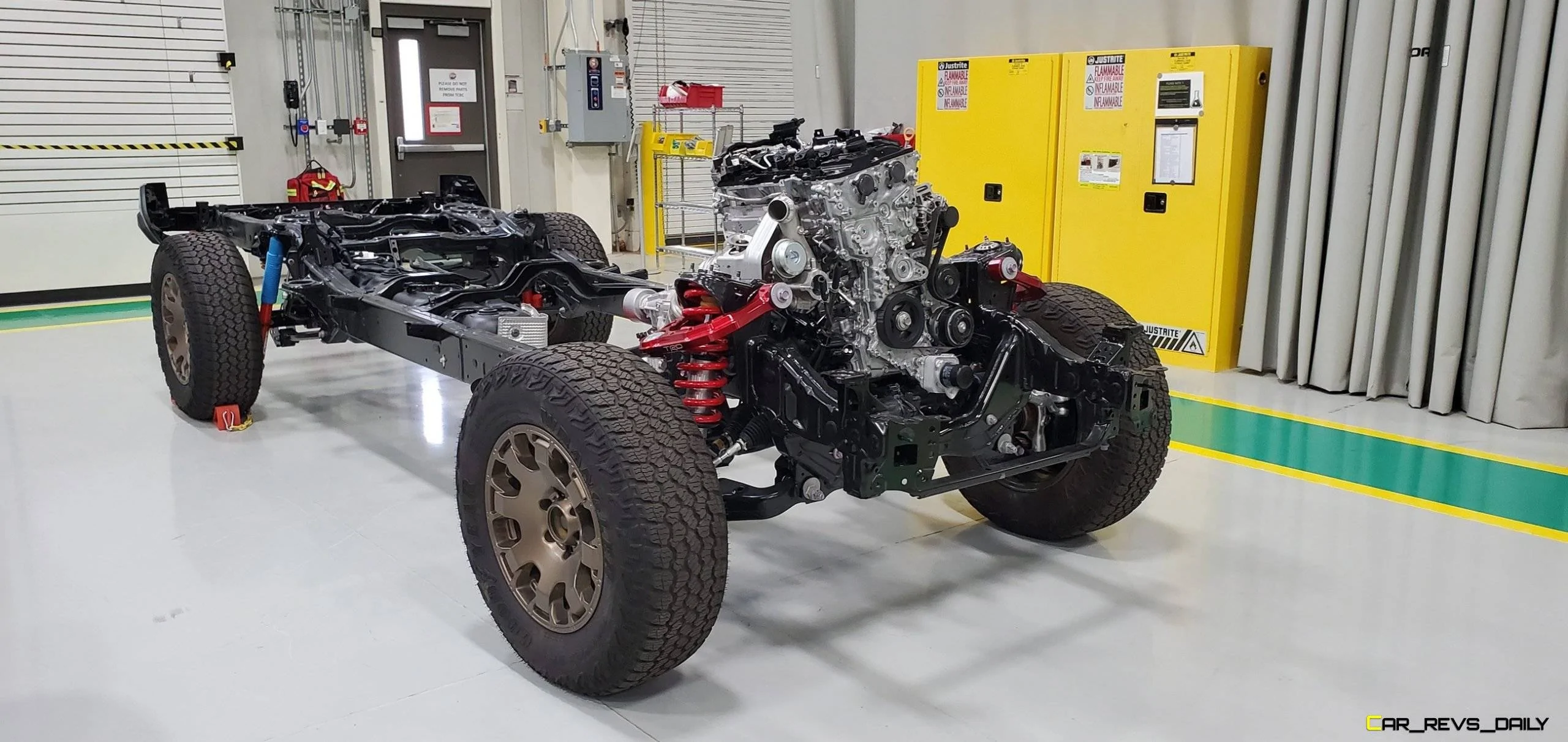 2024 Tacoma Cool 2024 Tacoma photos from Toyota R&D Center 2024 Tacoma Frame Chassis Platform
