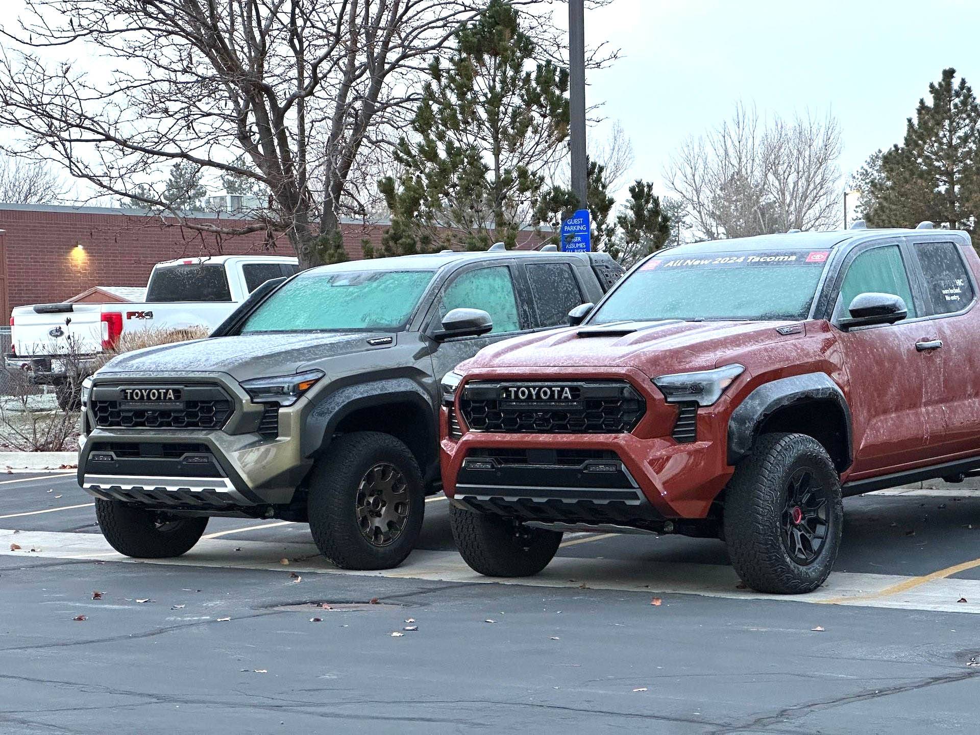 2024 Tacoma TERRA 2024 Tacoma Thread (4th Gen) 2024 Tacoma TRD Pro Terra and Trailhunter Bronze oxide side by side 15