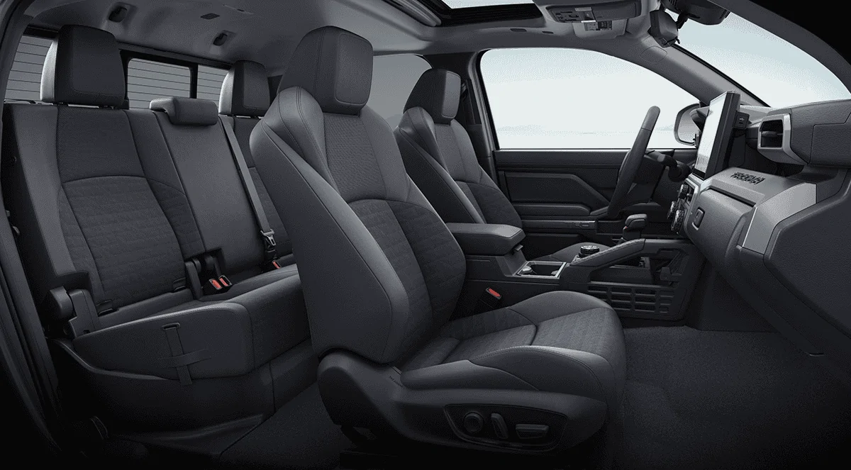 2024 Tacoma How far can front seats be from steering wheel and dash? 6