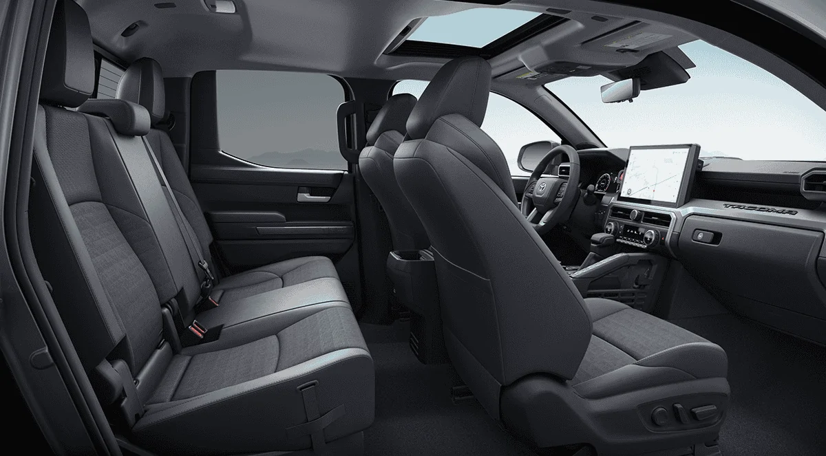 2024 Tacoma How far can front seats be from steering wheel and dash? 7