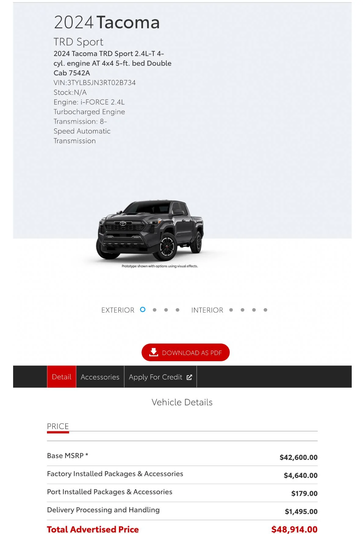 2024 Tacoma Waiting out the price markups 1910B686-8B19-4B2C-AD09-D314F09C8B43