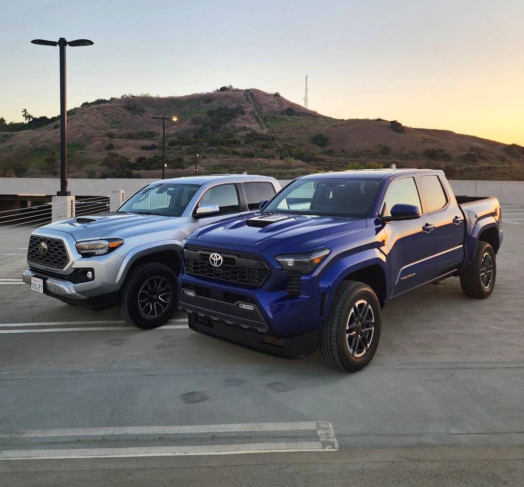 2024 Tacoma BLUE CRUSH 2024 Tacoma Thread (4th Gen) 2024 Toyota Tacoma TRD Sport 4th gen vs. 2023 3rd gen 1